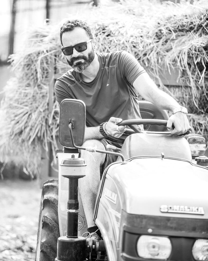 tractor, farmer, portrait, man, male